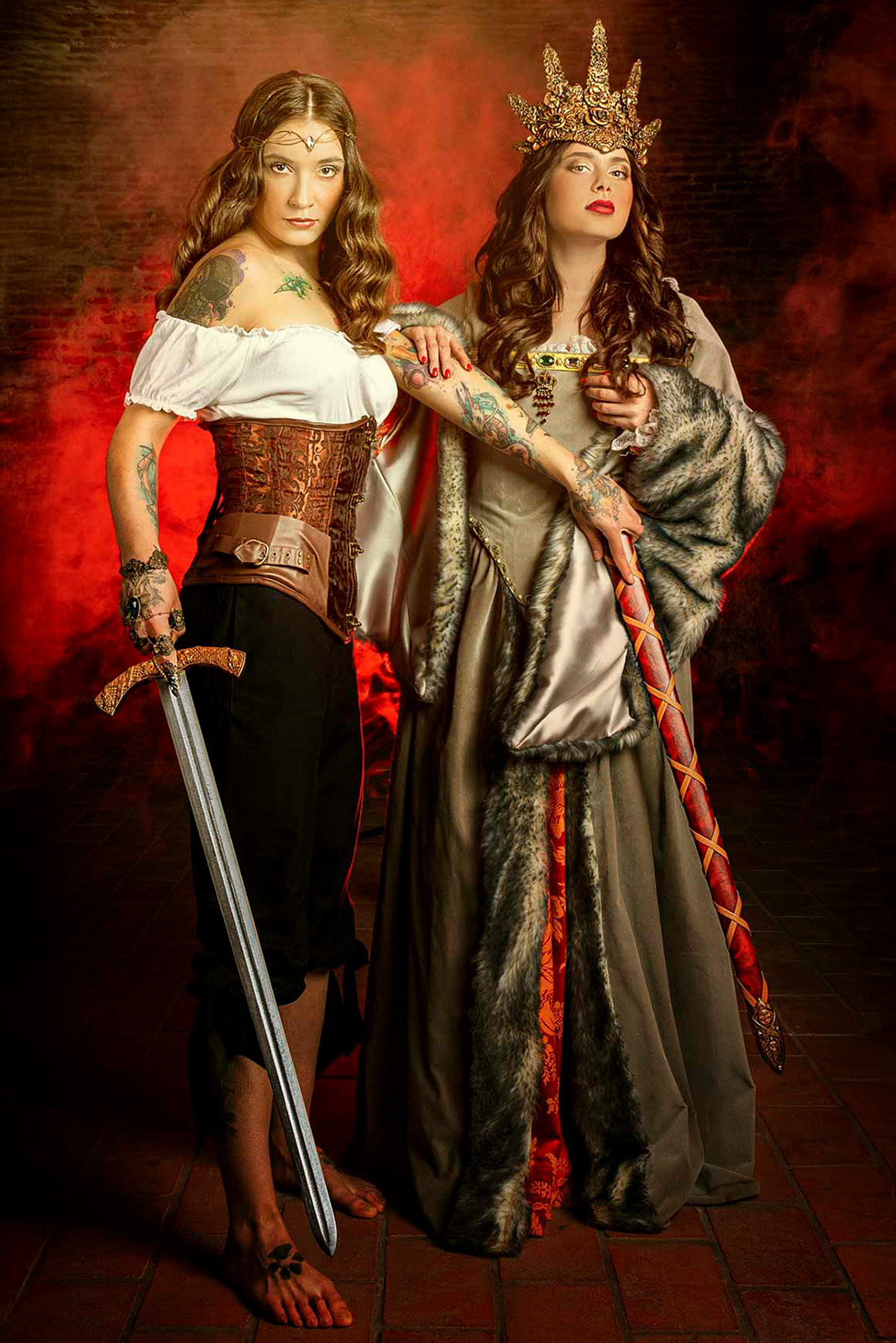 Fantasy fotografie – portrét žen v pohádkovém kostýmu
