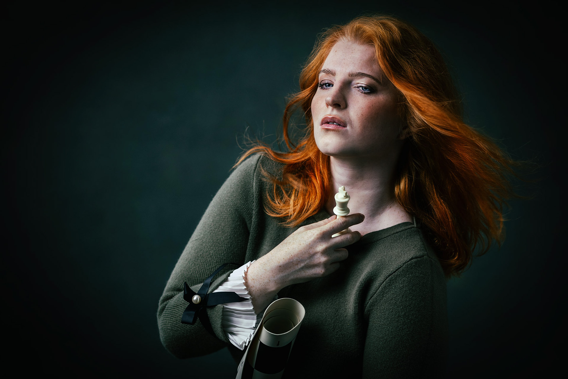 Fine Art fotografie – portrét v ateliéru