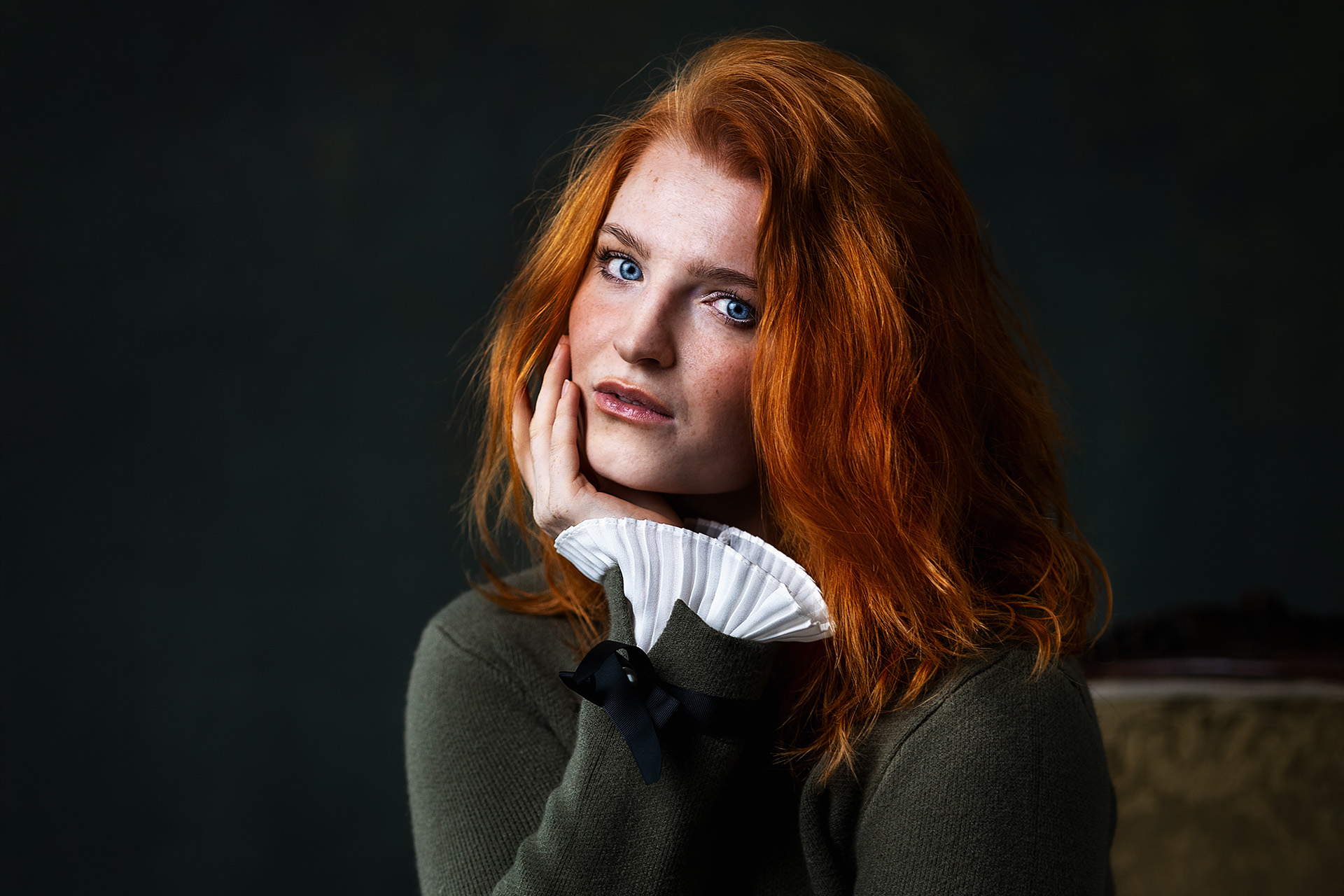 Fine Art fotografie – portrét v ateliéru